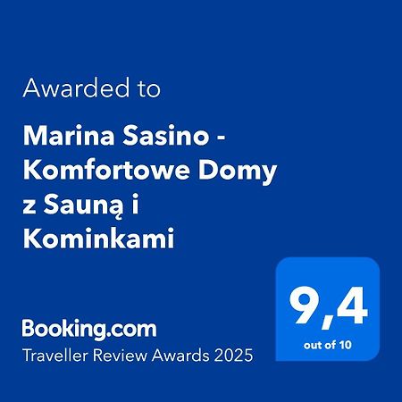 Marina Sasino - Komfortowe Domy Z Sauna I Kominkami Eksteriør bilde